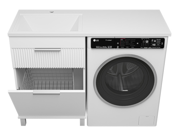 Тумба под стиральную машину 60 Brevita Enfida ENF-07060-011Я (без раковины)